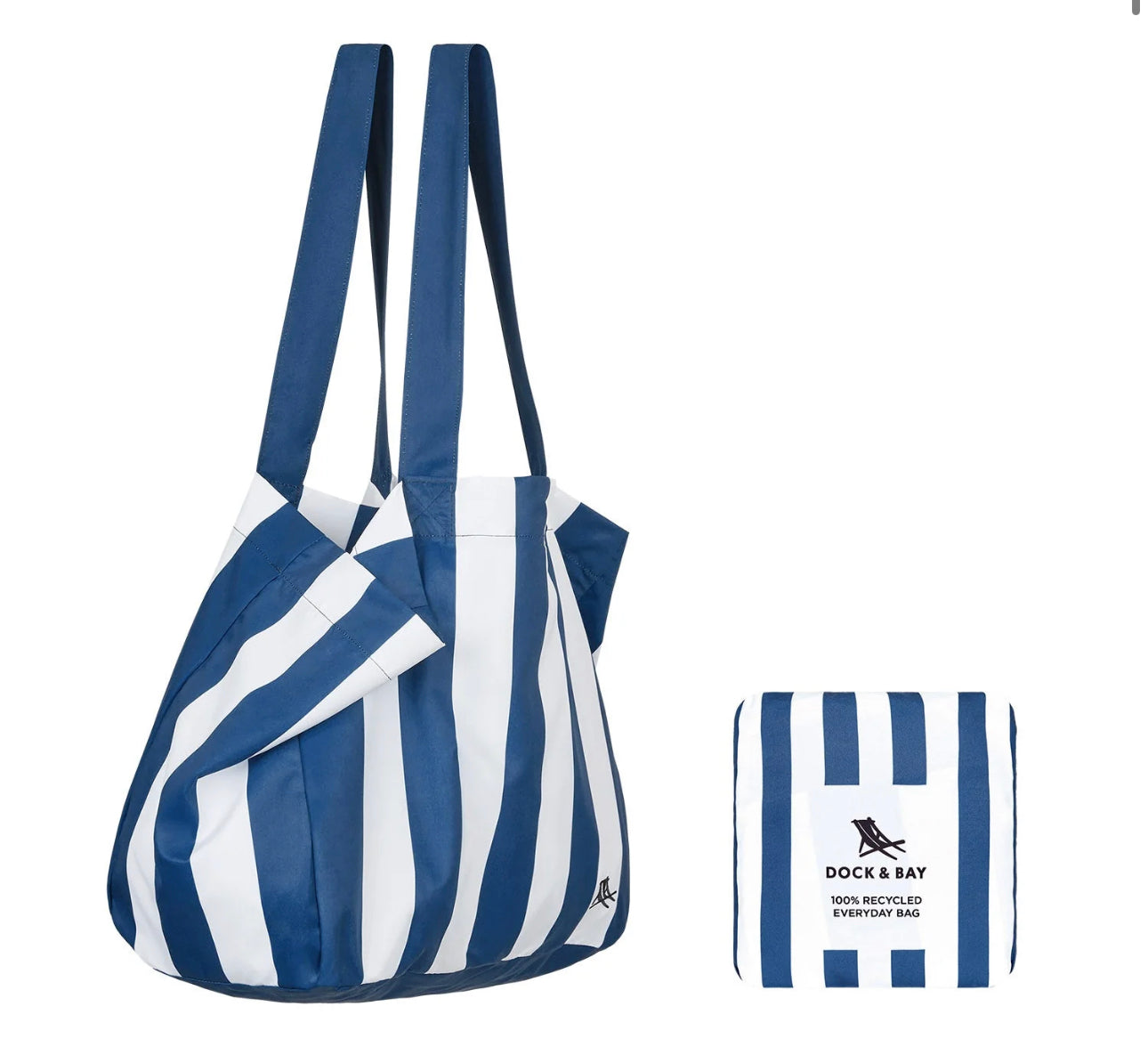 Dock & Bay| Foldaway Tote Bags - Whitsunday Blue