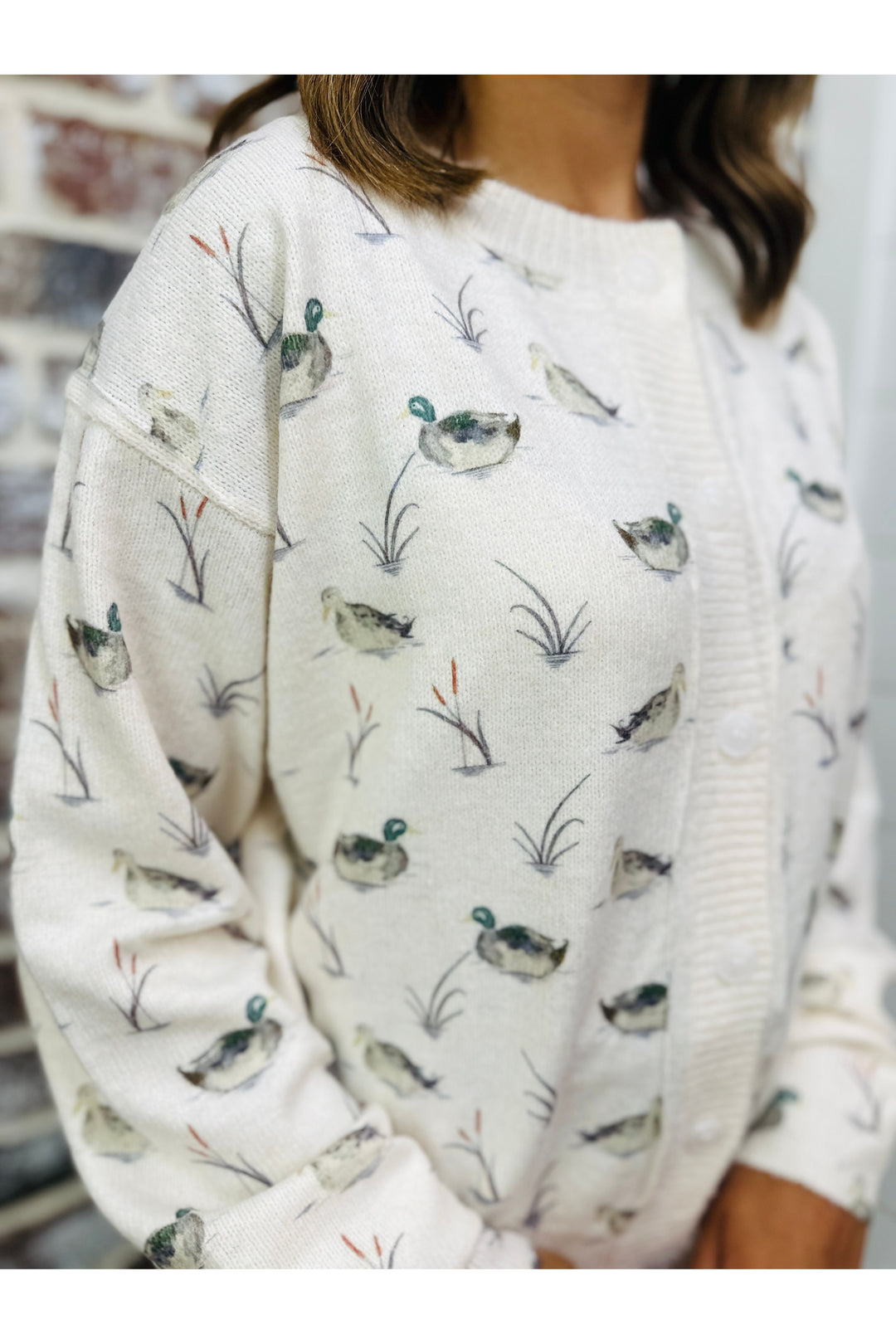 Duck Knit Cardigan