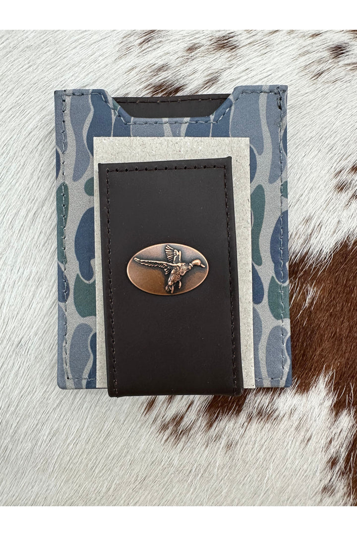 Old School Camo Front Pocket Wallet