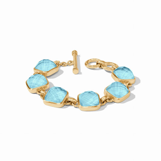 Julie Vos| Catalina Stone Bracelet~Iridescent Capri Blue