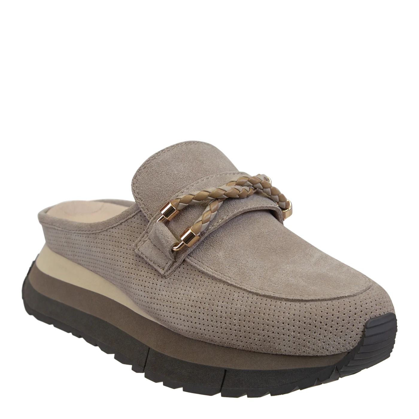 Naked Feet| Polo Taupe Platform Sneakers