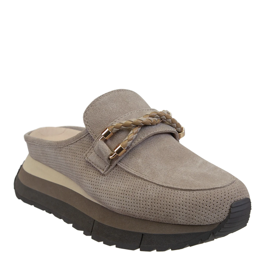 Naked Feet| Polo Taupe Platform Sneakers