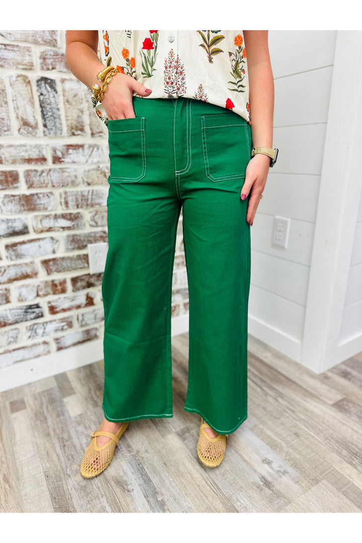 Emerald Stitch Pant