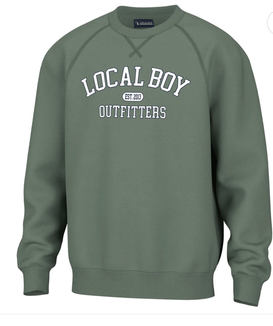 Local Boy| Collegiate Cotton Crewneck