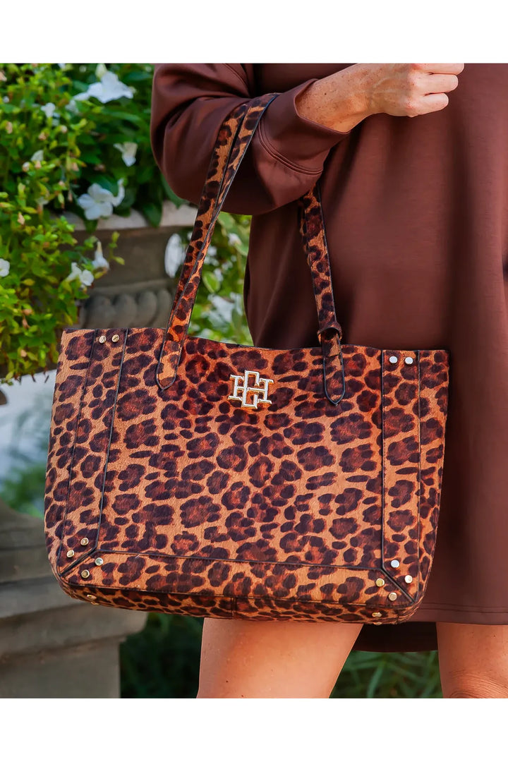 Sophie Studded Tote Spotted Saddle