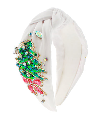 Christmas Tree Ribbon Headband