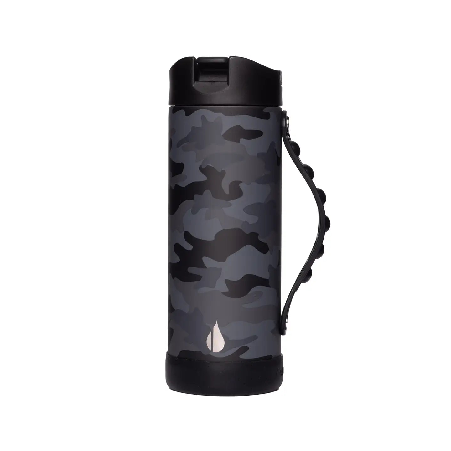 14oz Iconic Pop Bottle - Black Camo