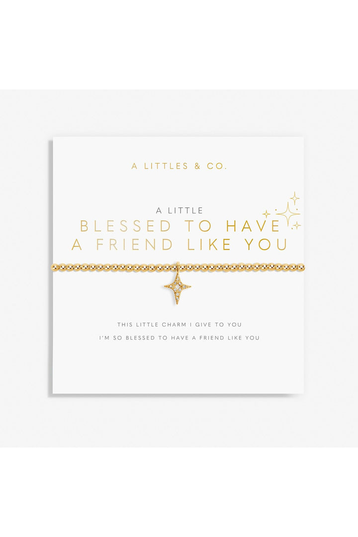 A Little 'Blessed To Have A Friend Like You' Bracelet