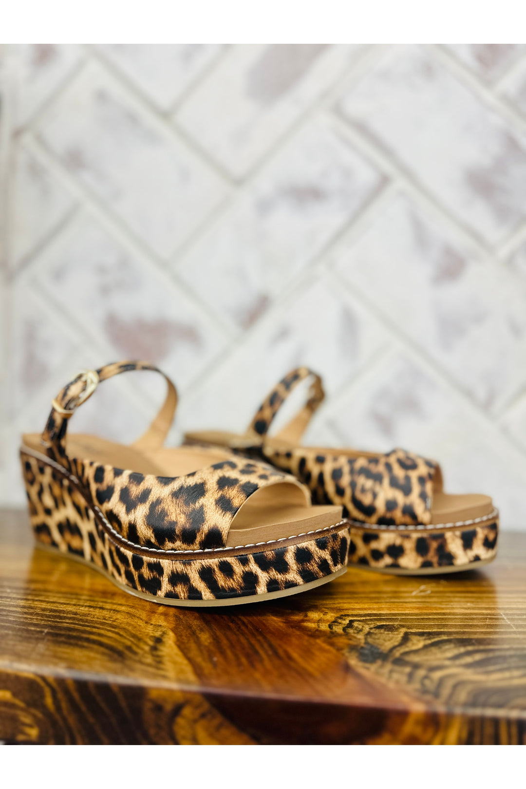 Corkys | Leopard Treat Yourself Wedge