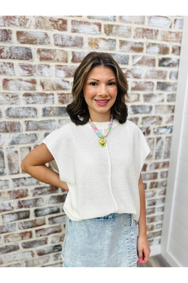 Knit & Ribbed Top