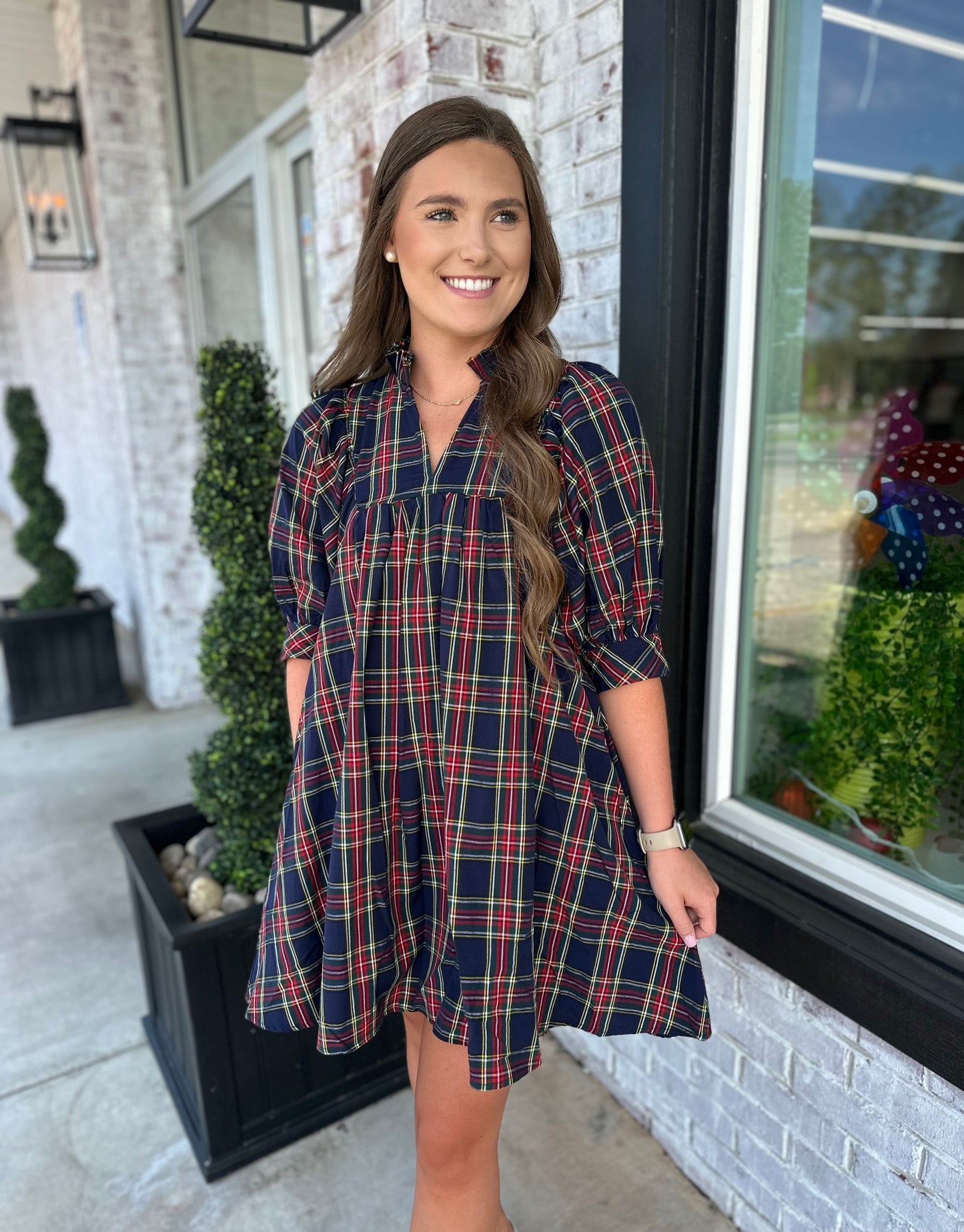 Perfect in Plaid Dress