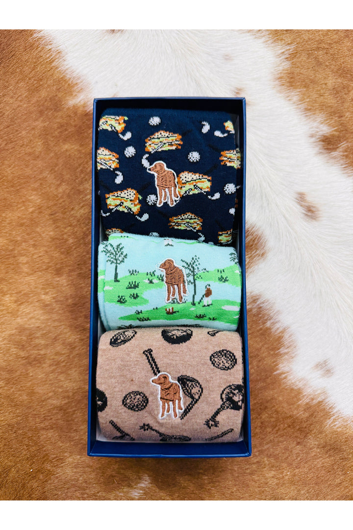 Southern Casanova | Cotton Socks Country Club 3-pack
