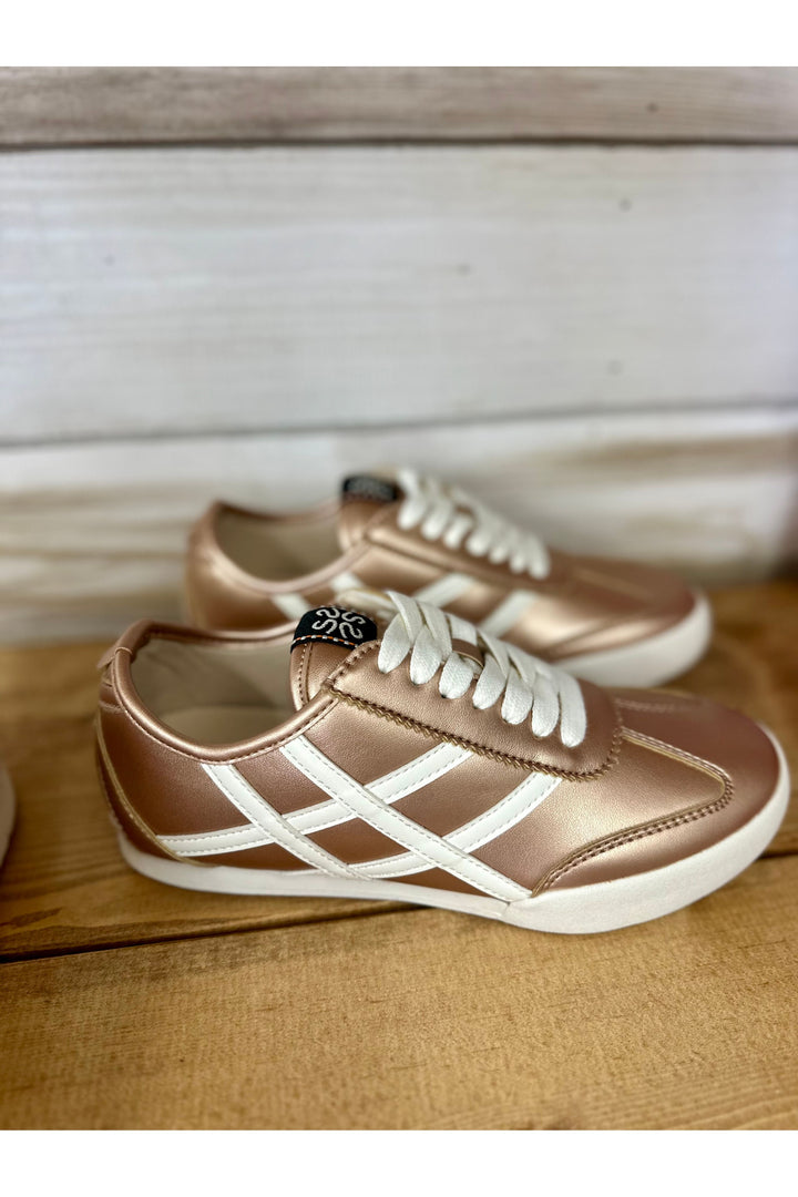 Shu Shop Polly Sneaker~ Rose Gold
