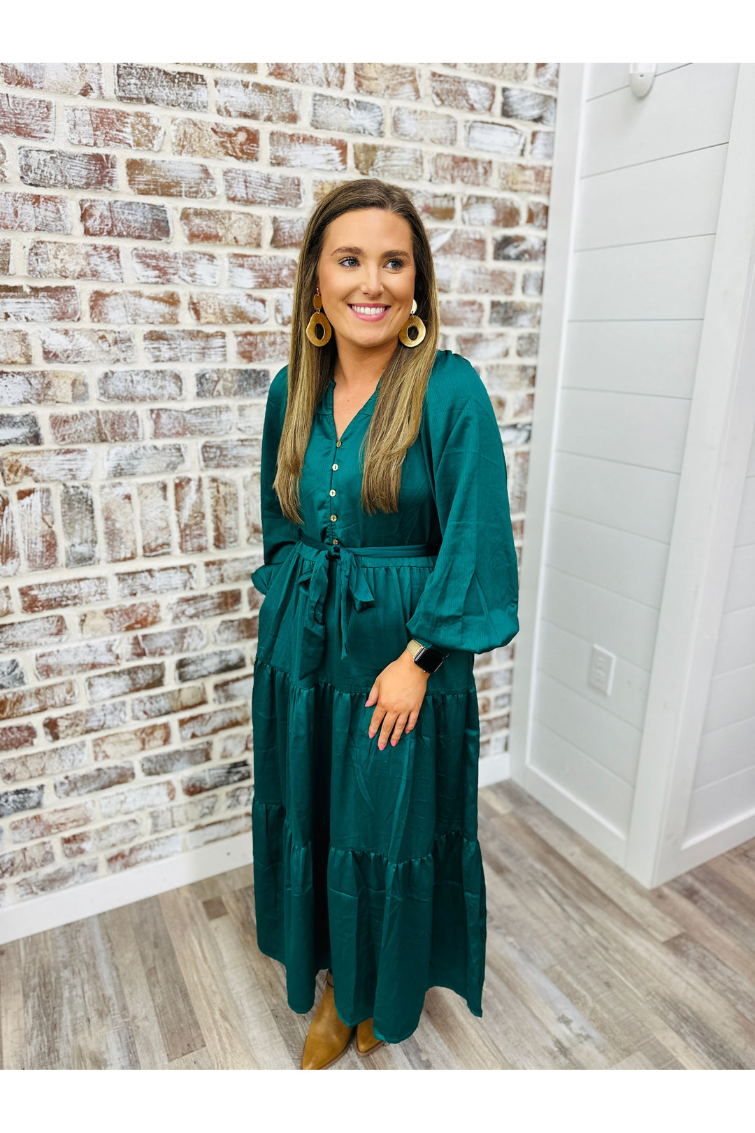 Mary Square | Emerald Moment Maxi Dress