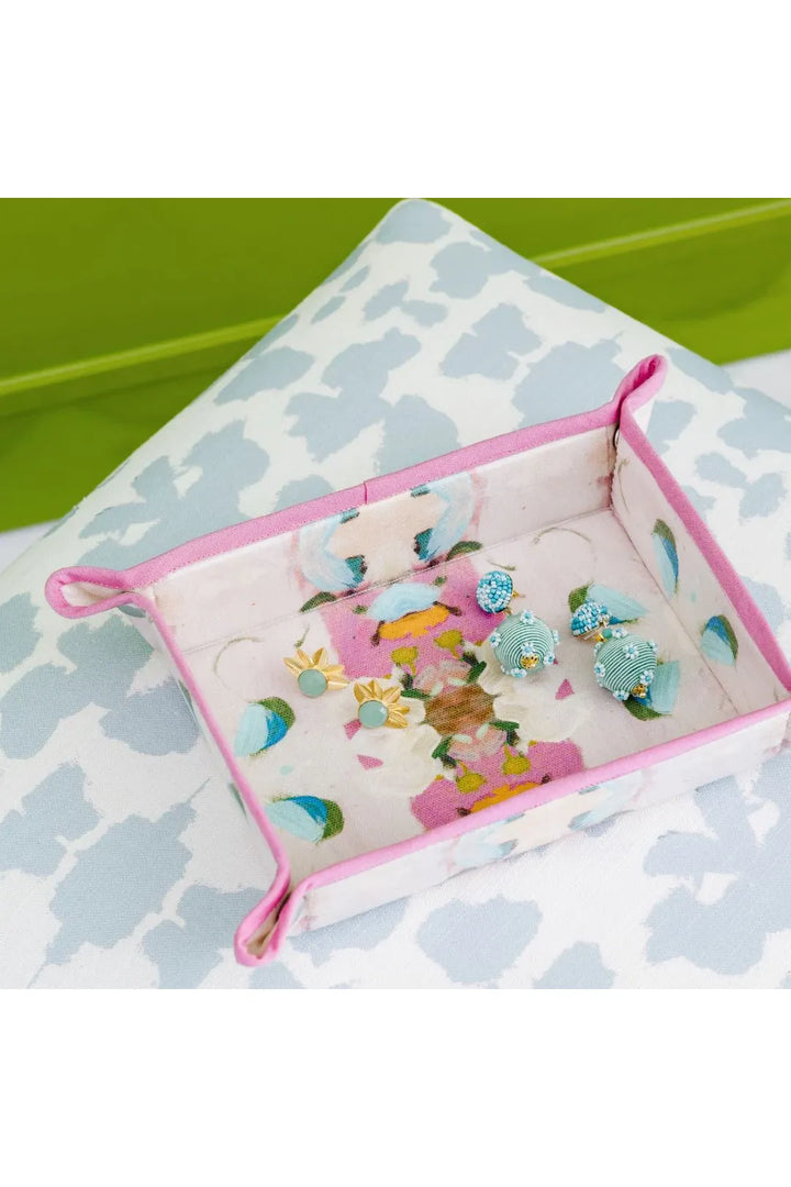 Laura Park | Monet's Garden Pink Snap Tray