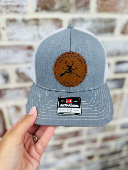 Southern Sportsman Grey/White Patch Hat