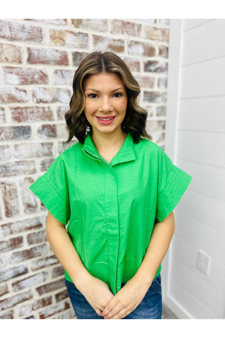 Emerald Statement Top