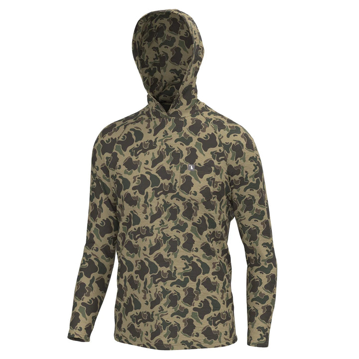 Local Boy | Heather Blend Hoodie - Retro Camo