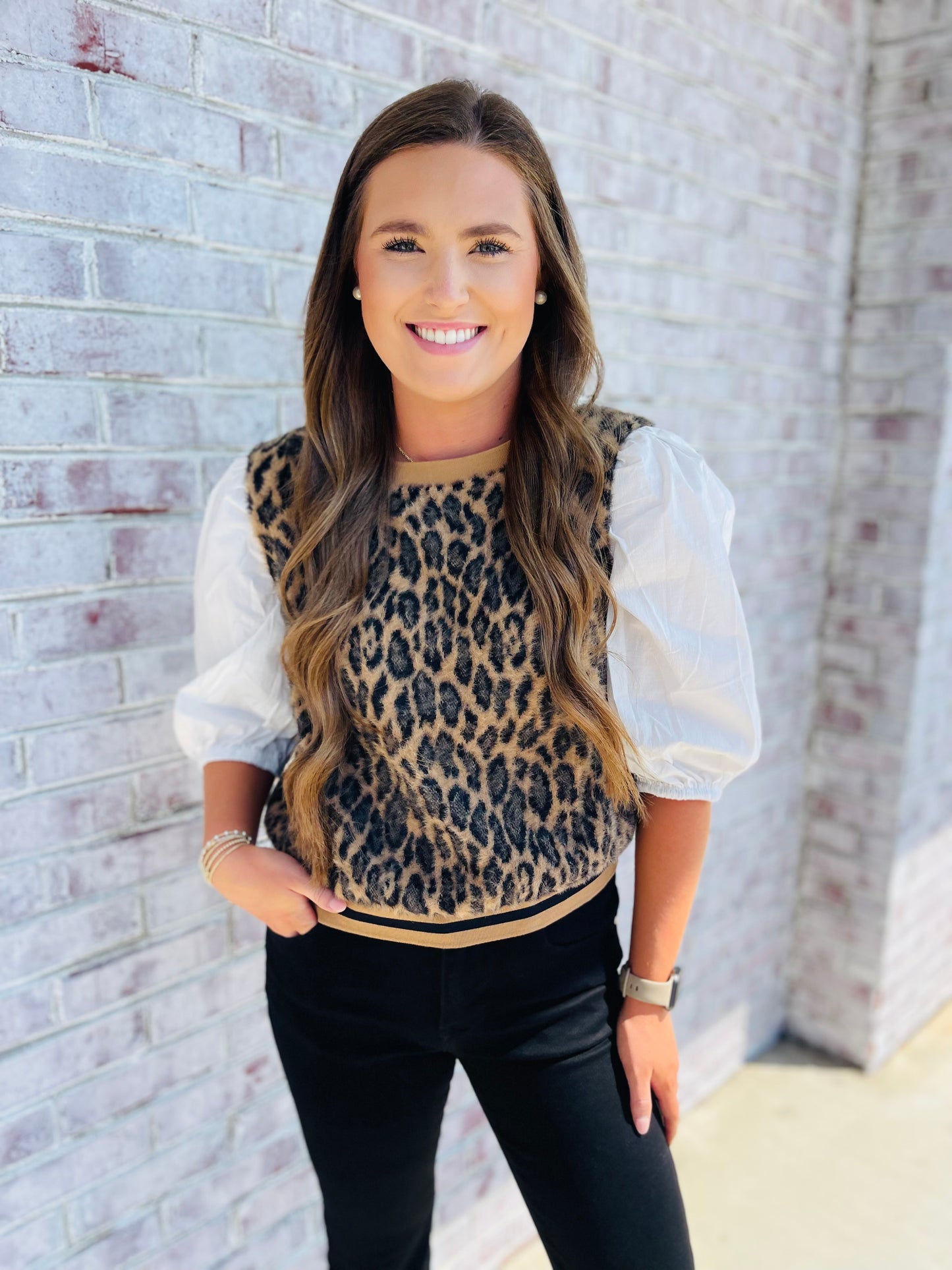 Leopard Fur Top