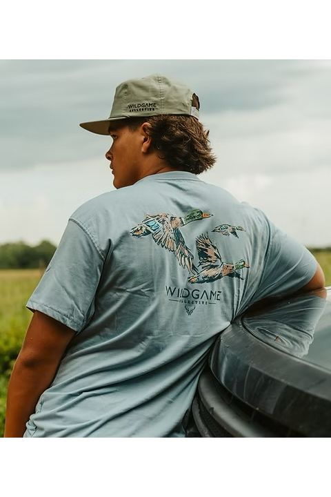 Fieldstone Wildgame Mallards Tee-Blue