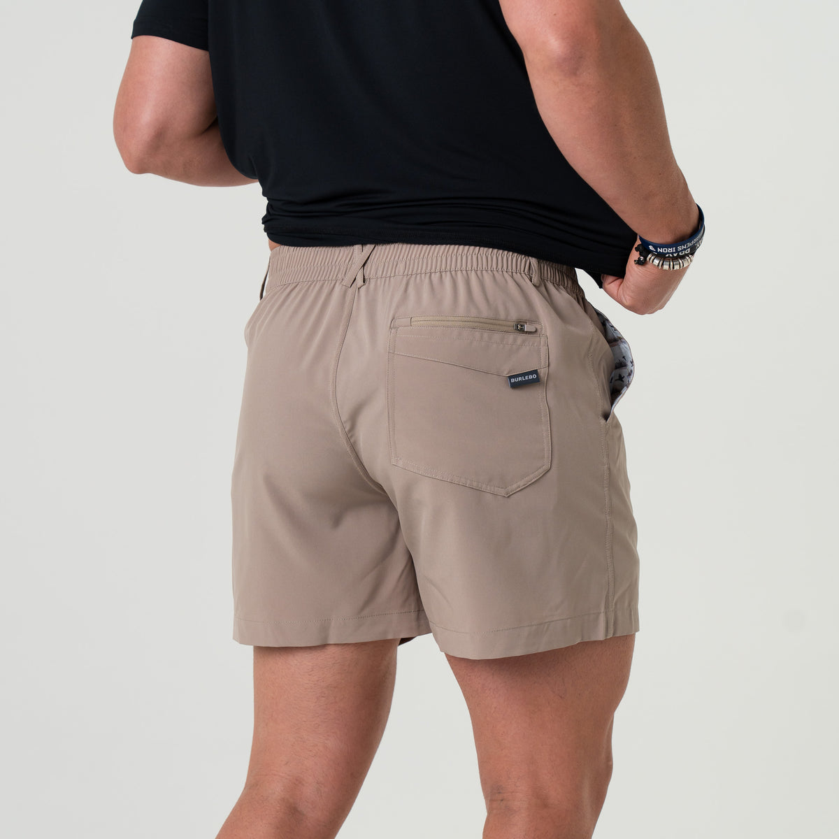 Burlebo | Everyday Short - Cobblestone Khaki Duck Hunt Pocket