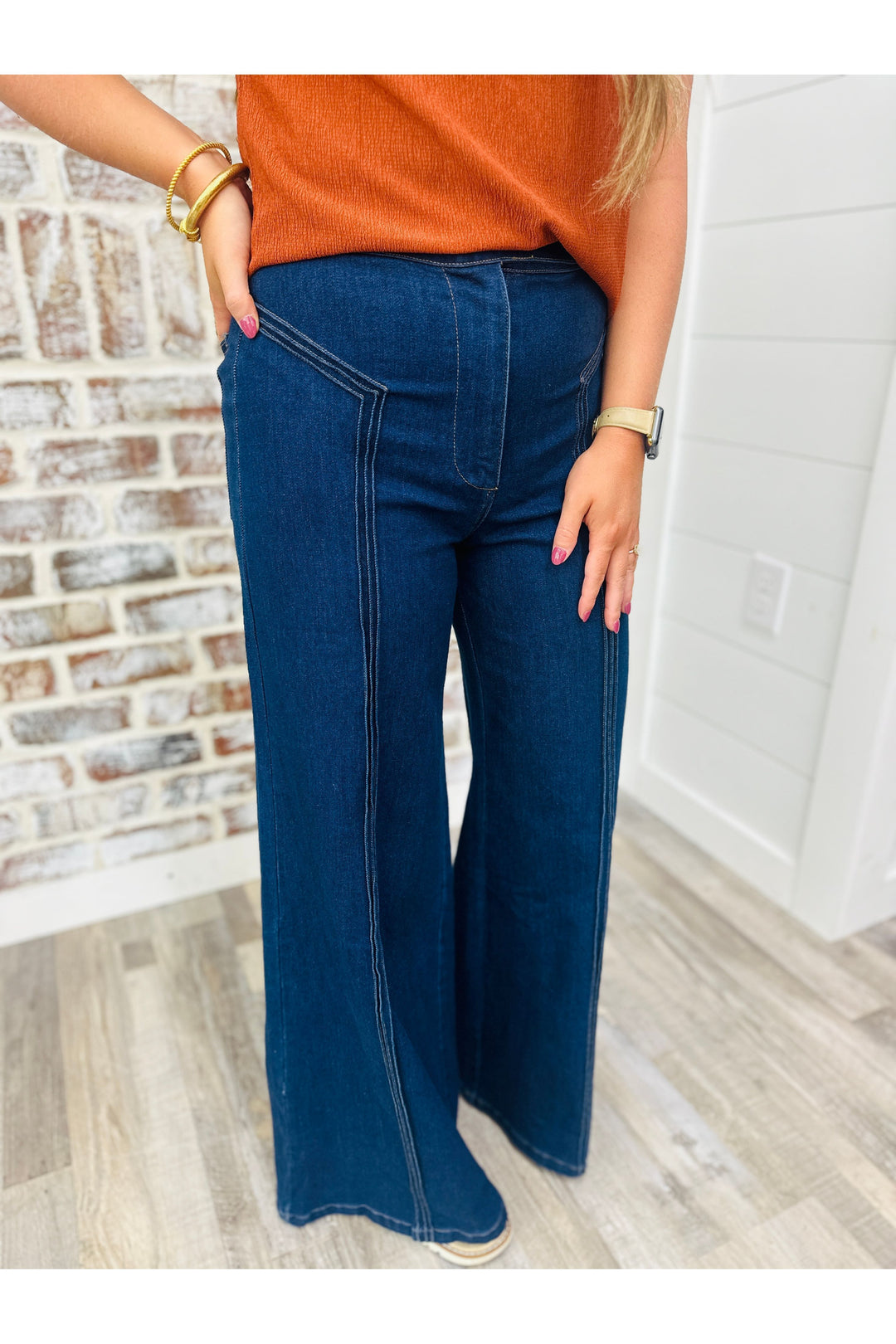 High Waisted Wide Leg Jeans