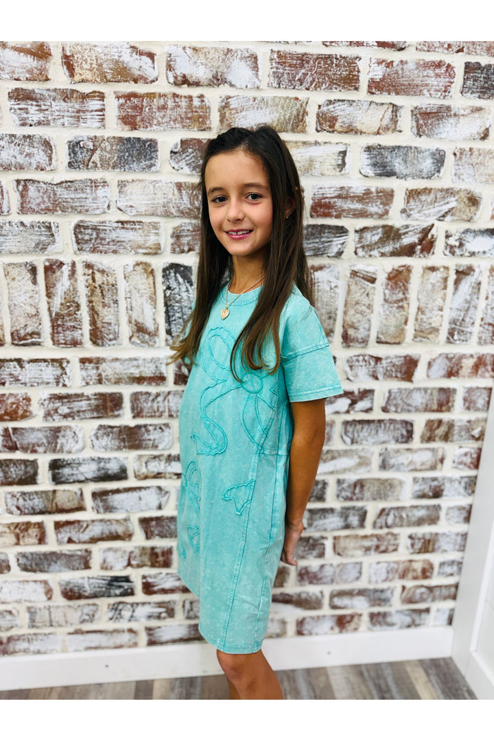 YOUTH Bow T- Shirt Dress