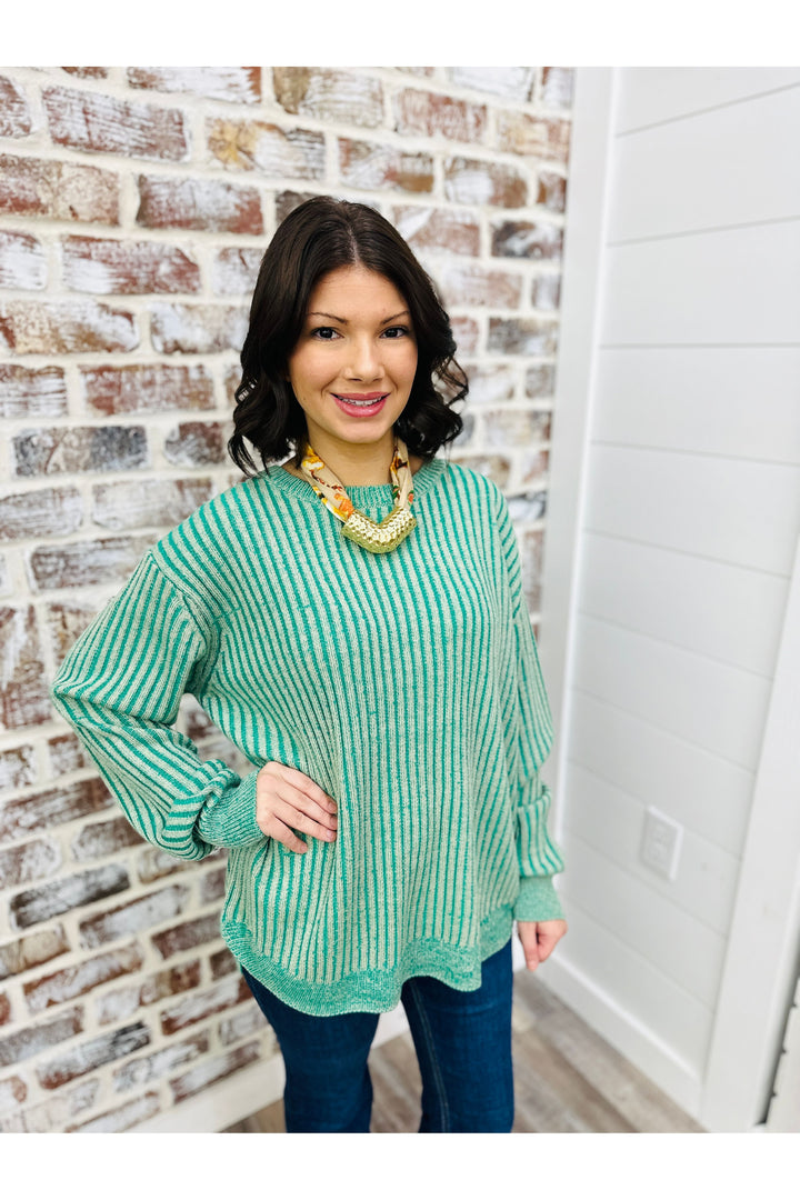 Comfy Feels Green Sweater