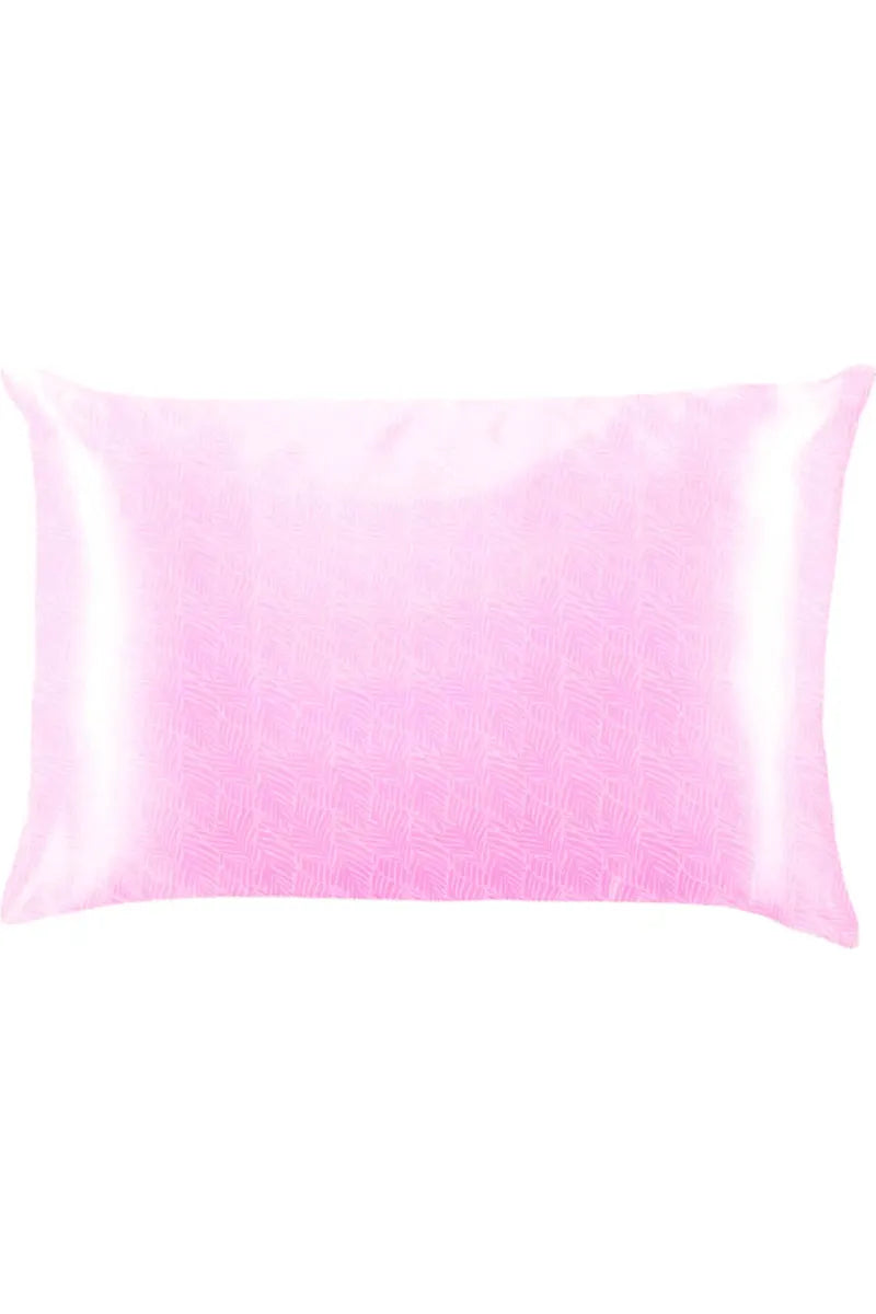 Lemon Lavender Printed Silky Satin Pillowcase