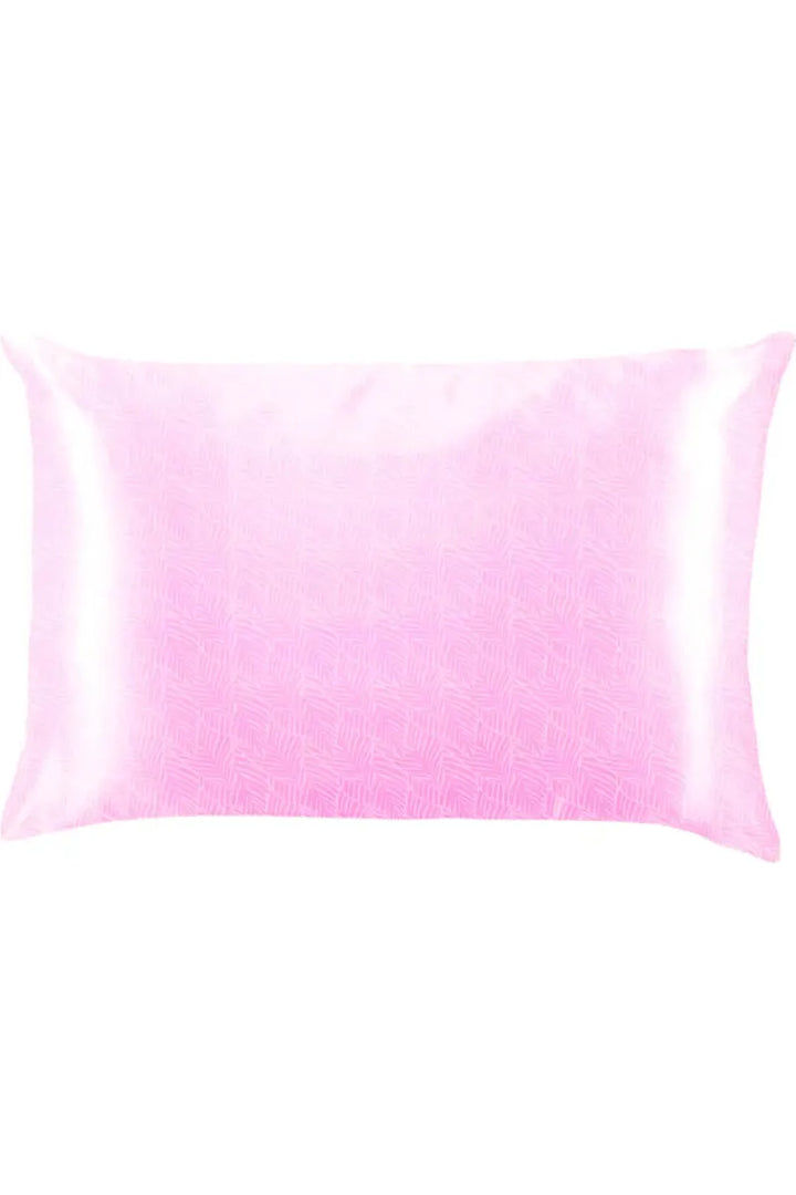 Lemon Lavender Printed Silky Satin Pillowcase