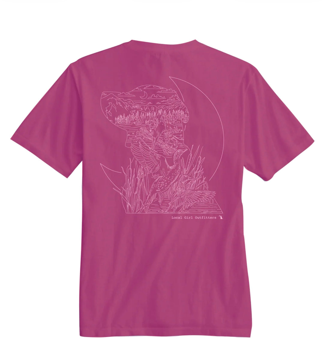 Local Girl | Youth Landscape Lines T-Shirt