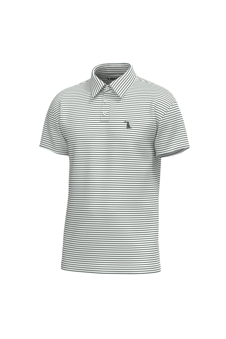 Local Boy|Duck Green/White  Edisto Polo