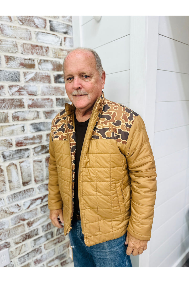 Southern Casanova| Reversible Lofted Jacket Field Camo