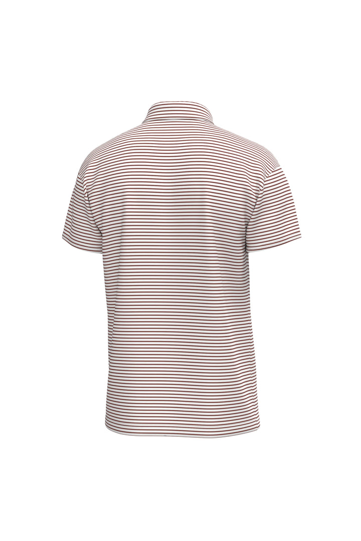 Local Boy| Mahogany/White Edisto Polo