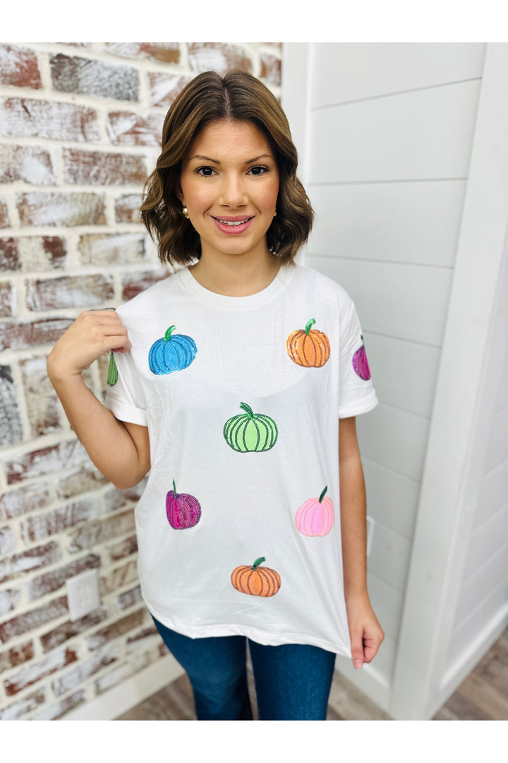 Festive Pumpkin Tee