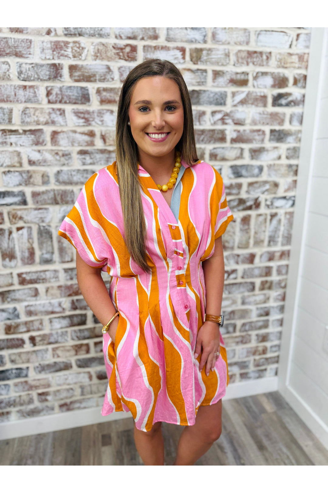 THML Sunset Sangria Dress