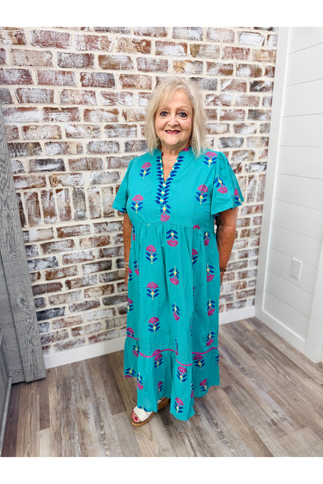 PLUS | Flutter Forever Midi Dress