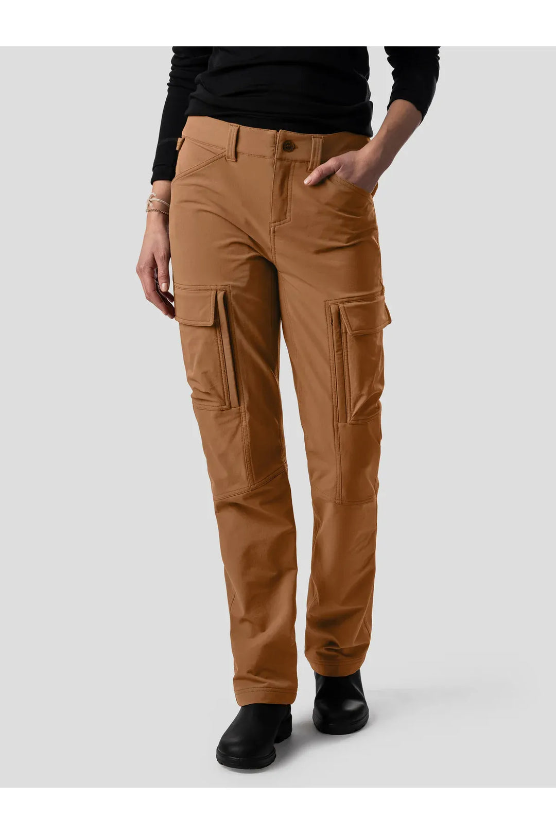 Women’s brown cargo hunting pants