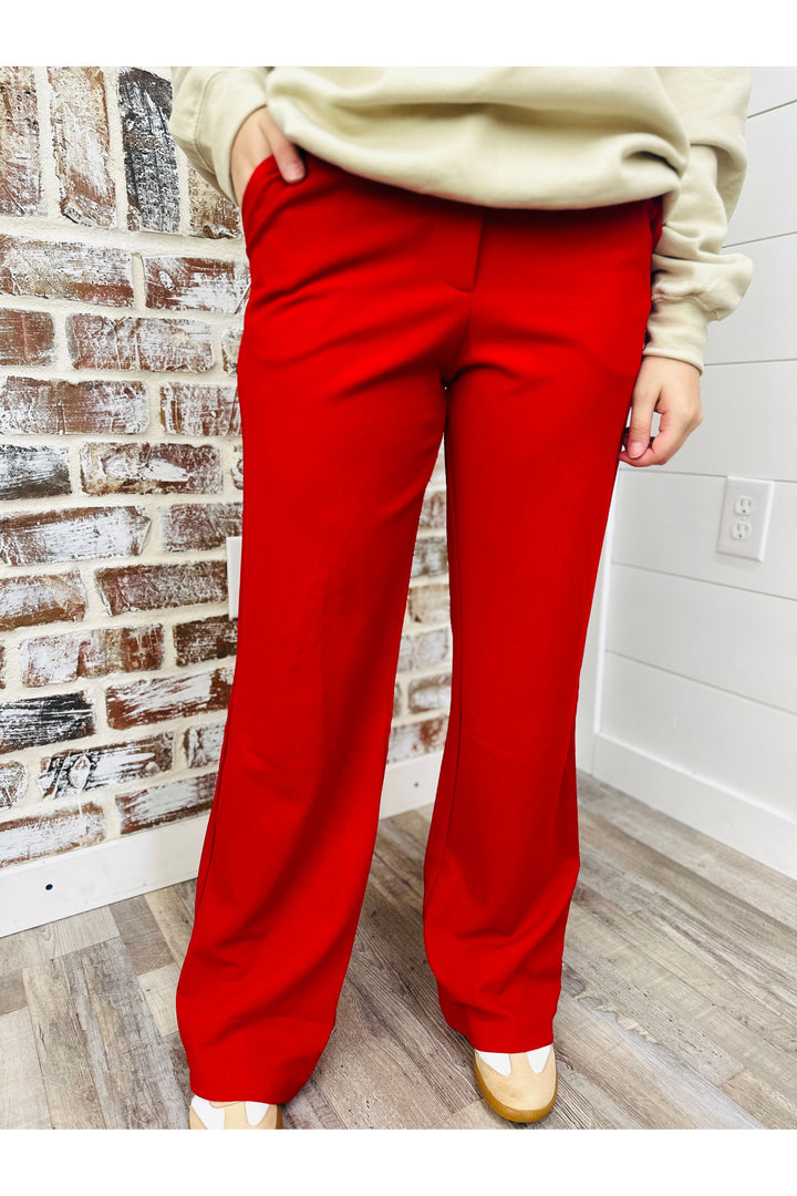 Red Hot Straight Pants