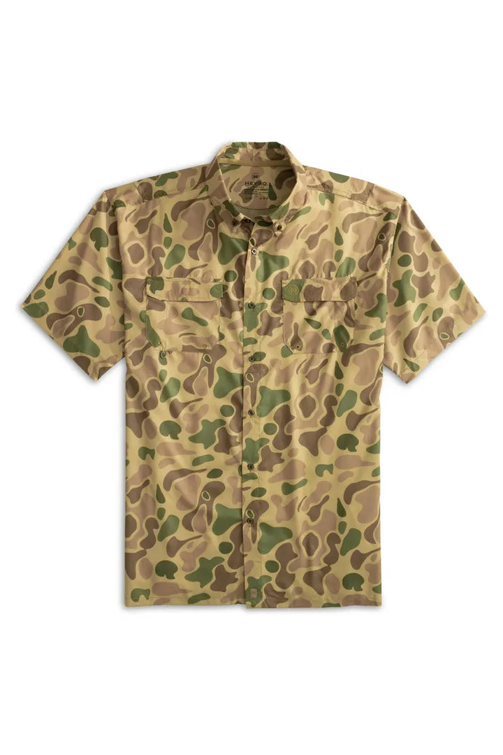 Heybo Outfitter Short Sleeve Shirt: Heybo Traditions Camo