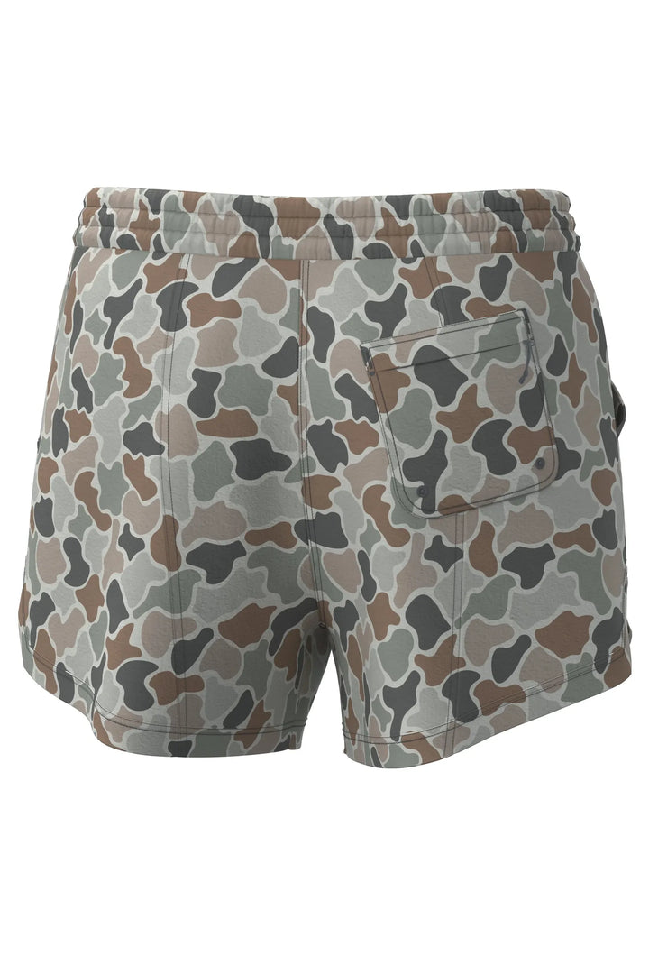 Local Girl Volley Short Forest Camo