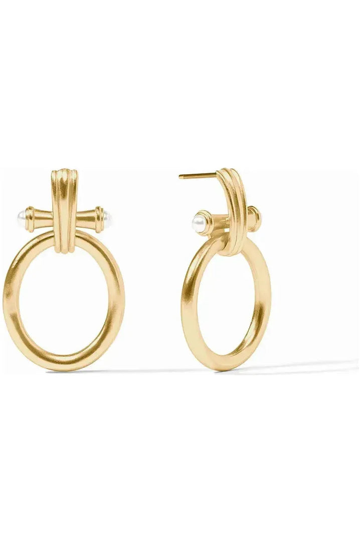 Julie Vos ~ Bamboo Doorknocker Earring