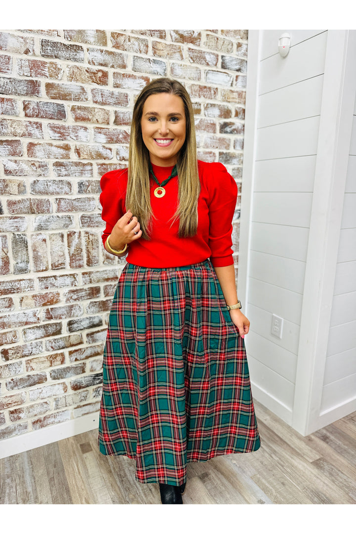 Christmas Card Ready Skirt