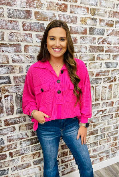 Fuchsia Forever Top