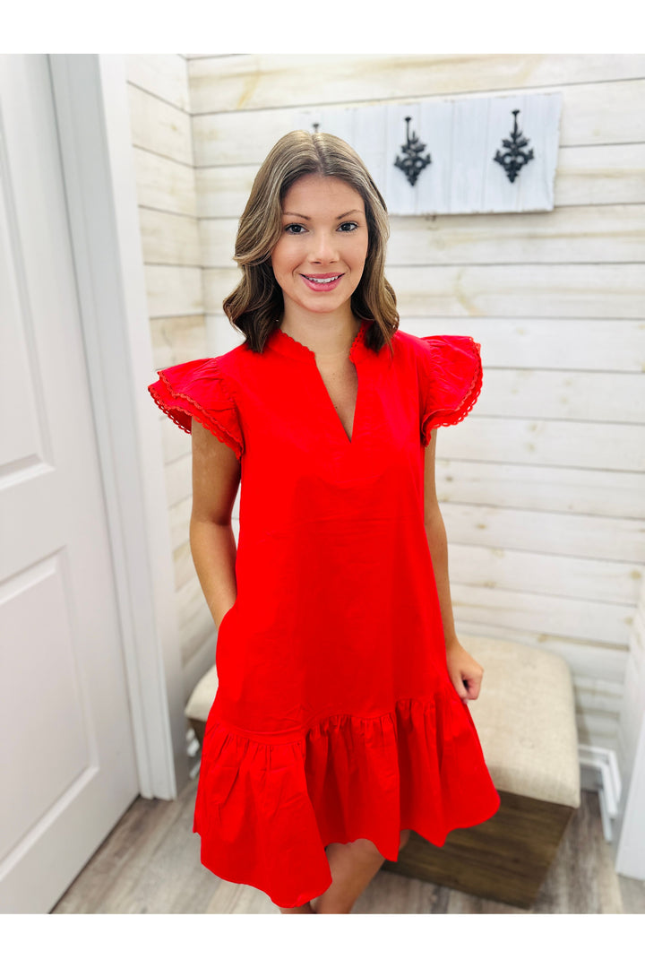 Mary Square | Sierra Dress | Red