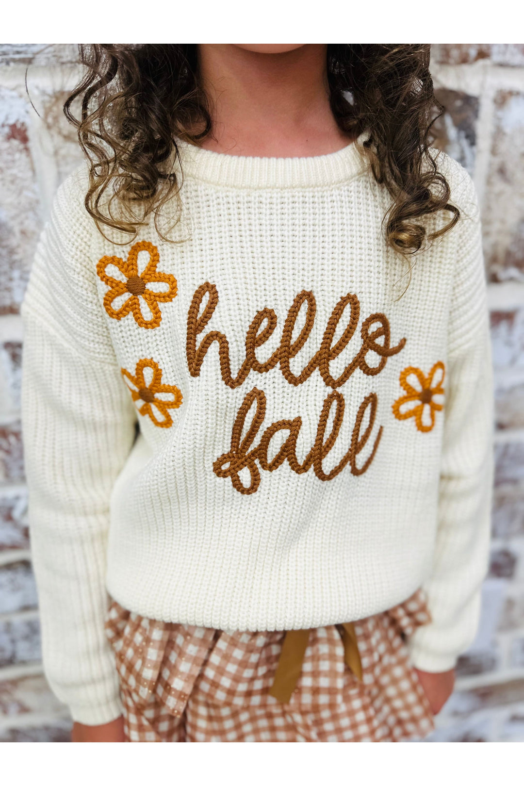 Youth Mom & Me “Hello Fall” Knit Sweater