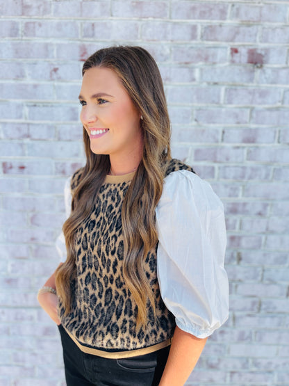 Leopard Fur Top