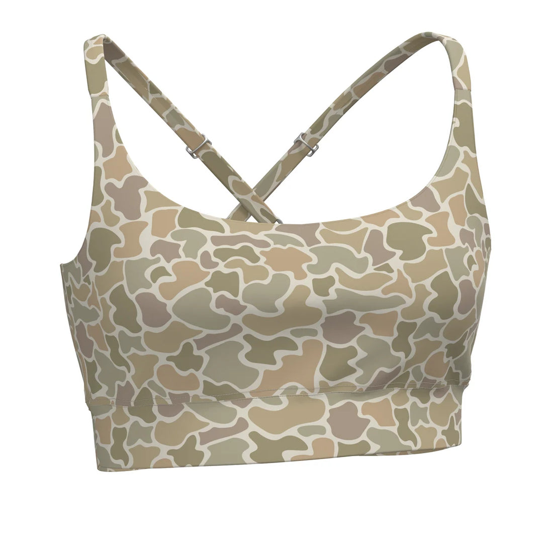Local Girl | Sports Bra 2.0 - FOREST CAMO DESERT