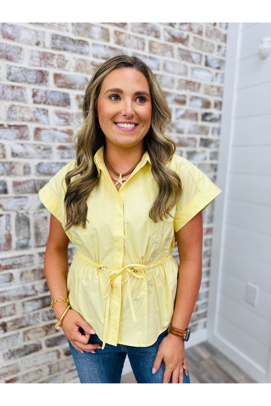 Lemon Ties Top