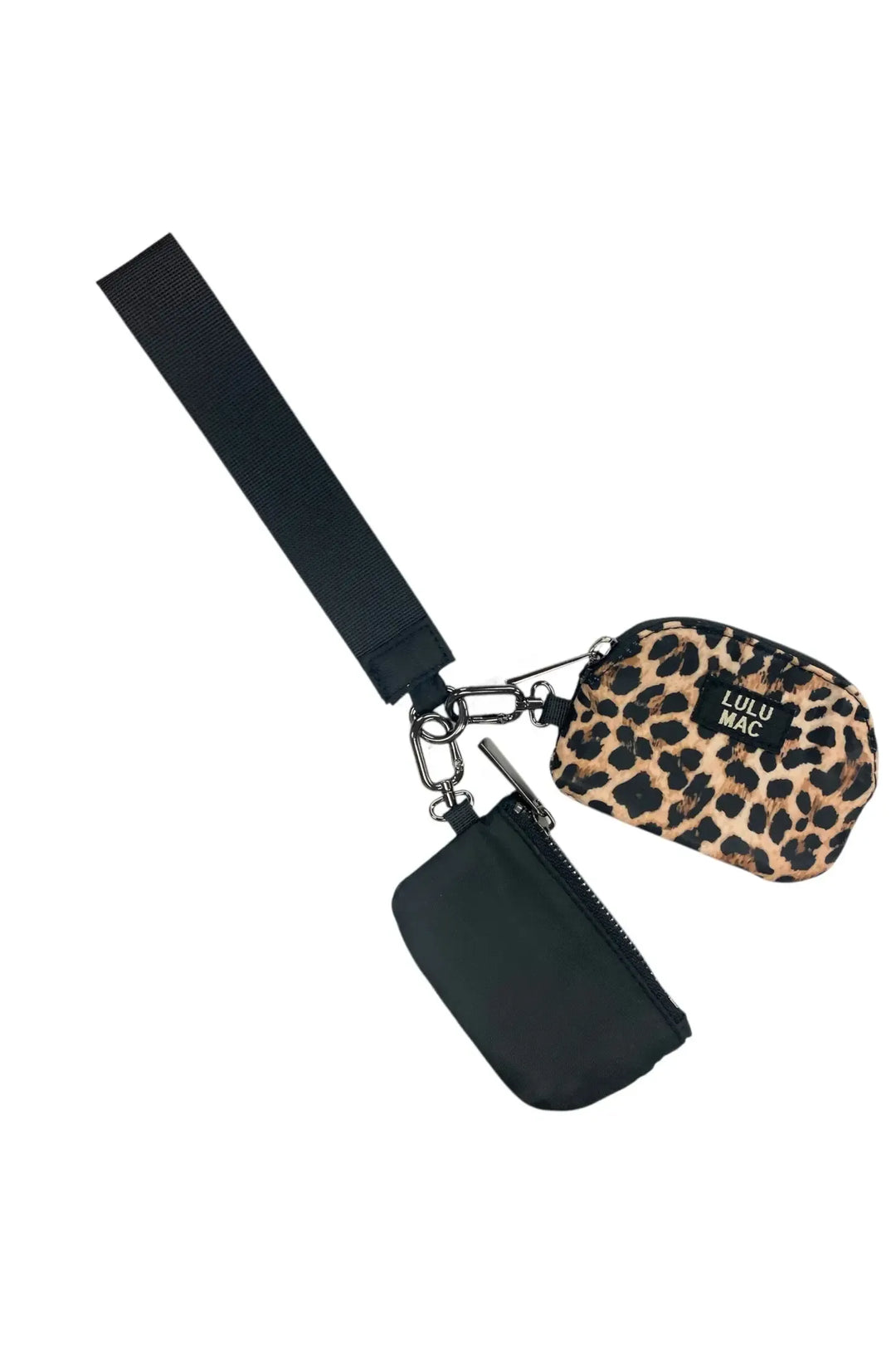 Lulu Mac Leopard Wristlet